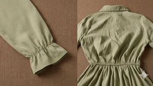 Elegant Collared Midi Dress