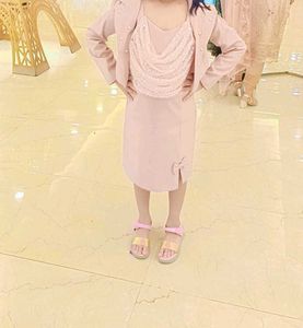 Party wear middy dress with jacket for 6-8 years