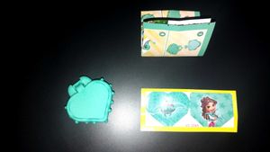 Heart Shaped Charms with Stickers