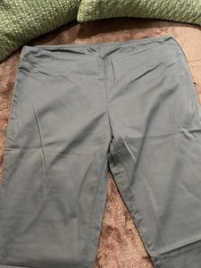 Formal Grey Straight Leg Pants