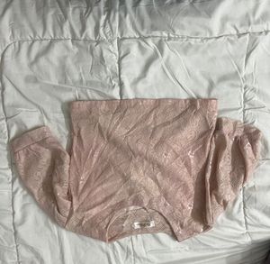 Pink Floral Lace Blouse