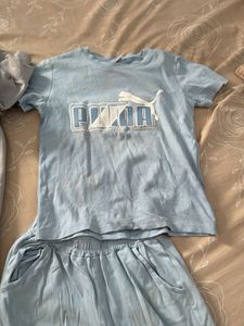 Puma &amp; H-Brand T-shirt &amp; Joggers Set