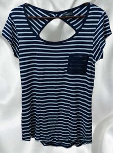 Blue & White Stripes Tshirt