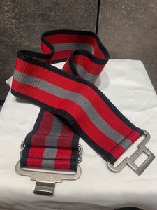 DKNY Striped Elastic Belt