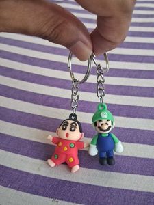 Keychains (Shinchan &amp; Luigi)