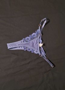 Lace Floral Thong Briefs