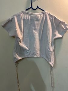 Beach Paradise Graphic Crop Top