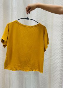 Mustard Yellow Basic T-Shirt