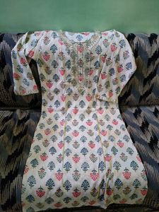 semi cotton kurti