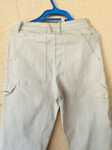 Casual Light Grey Utility Pants