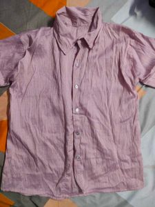 Pink Shirt with corset on back