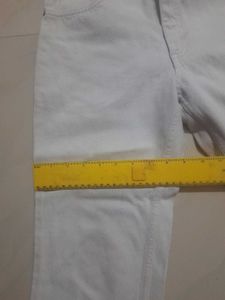 Original Lee Flared Jeans Imported White