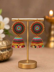 Boho Jhumka Earrings