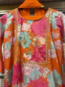 Vibrant Floral Kurta Set