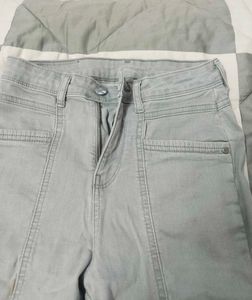 Gray Denim Jeans