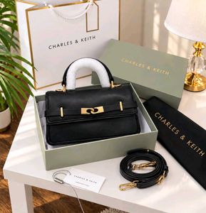 Charles &amp; Keith Arlet Belted Top Handle Bag*12A QU