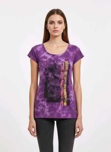 Purple Tie-Dye Graphic Tee