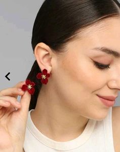 Velvet Flower Stud Earrings