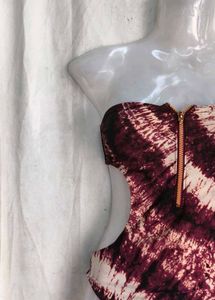 Stylish Tie-Dye One-Piece Swimsuit