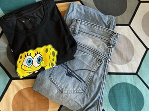🔥 Set Of Jeans And Tshirt For Men