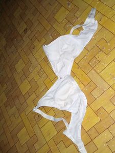 White Cotton Brand New Bra