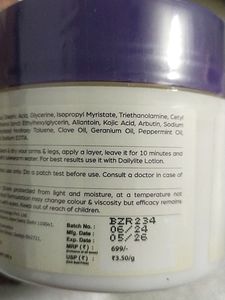 Sanfe Tan Removal Wipe Off Cream