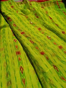 parrot green saree