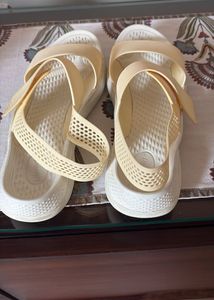 Comfortable White CROCS Sandals