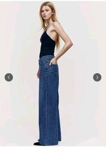 High-Waisted Wide-Leg Jeans