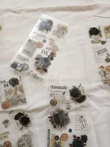 Floral Scrapbook Stickers