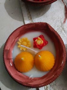 Decorative Diya scented Candle Set pic any 1