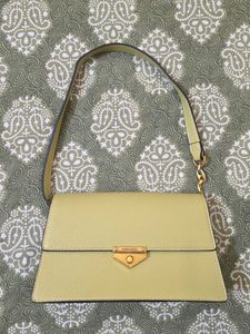 💚 MIRAGGIO Olive Green Statement Shoulder Bag ✨