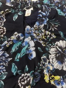 Elegant Floral Print Midi Dress