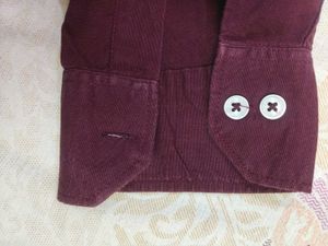 Calvin Klein Burgundy Button-Up Shirt