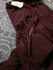 Maroon One-Shoulder Jumpsuit