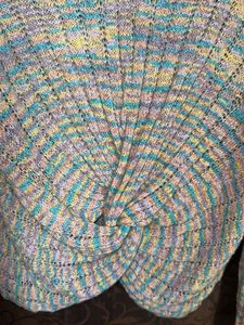 Boho Knit Twist Front Top