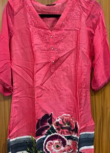 wishful by W Pink Sequined Kurta