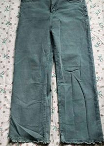 Wide Leg Denim Pants