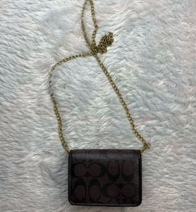 Coach Mini Wallet with Chain