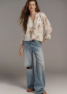 Chic Floral Print Blouse