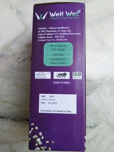 Wellwet Sanitary Pads 2 Box