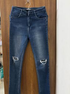 Blue Ripped Jeans