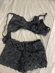 Lace Bralette &amp; Panty Set