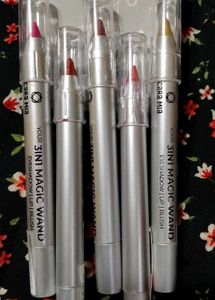 3-in-1 Makeup Sticks - Eyeshadow, Lip &amp; Blush