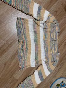Striped Knit Sweater