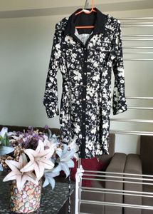 Floral Print Button-Down Shirt