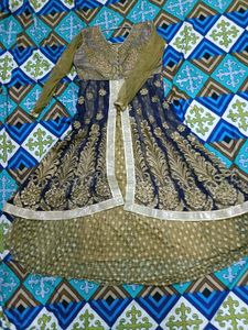 Stunning Embroidered Anarkali Gown