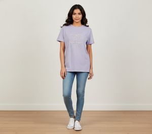 beaded purple top
