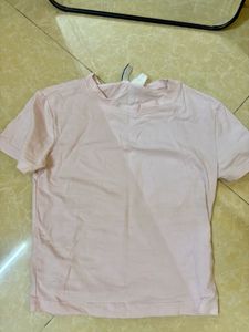 Cute Pink Cropped T-Shirt