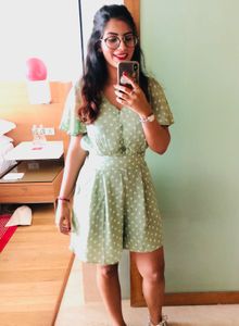 Cute Polka Dot Jumpsuit
